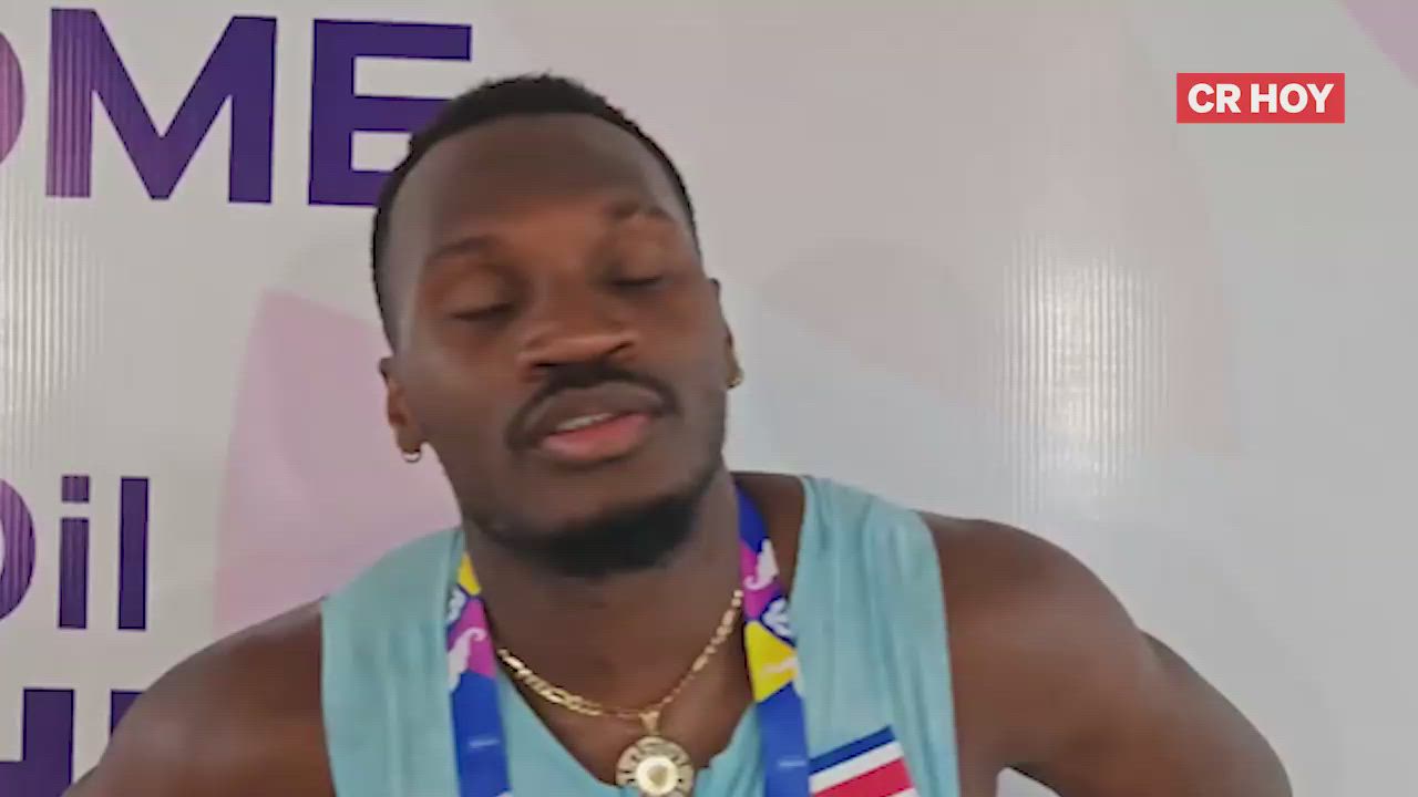 Sherman Guity emocionado de entrar a la final de los 100 metros en el Mundial