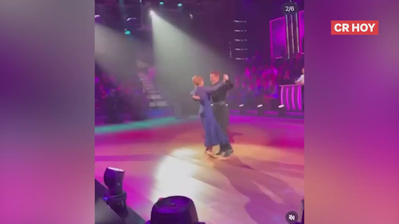 Así fue el susto de Ericka Morera al caer en Mira Quién Baila