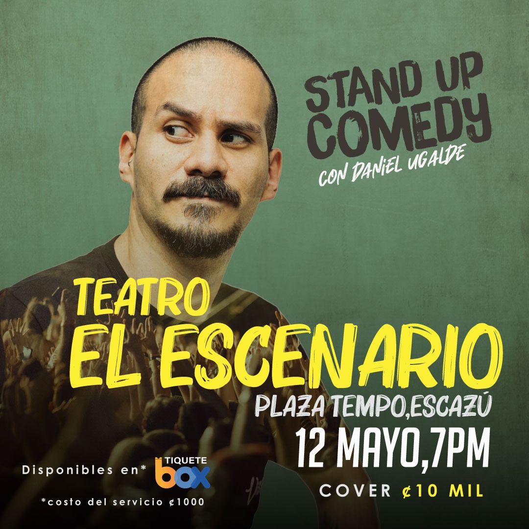 Próximo show del comediante Daniel Ugalde.