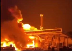 Explosión de gasolinera en Rusia