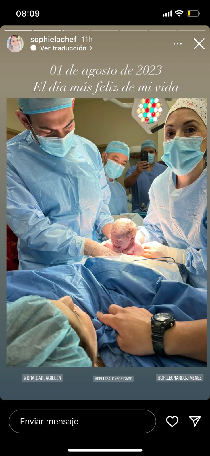 FOTOS Y VIDEO: Chef Sofía presenta a su hermosa Juliana | CRHoy.com