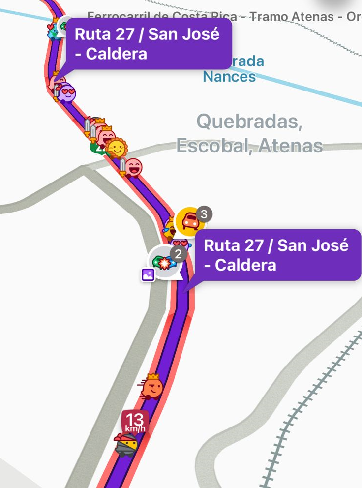 Atención conductores: todavía hay presa en ruta 27 por carro que chocó ...