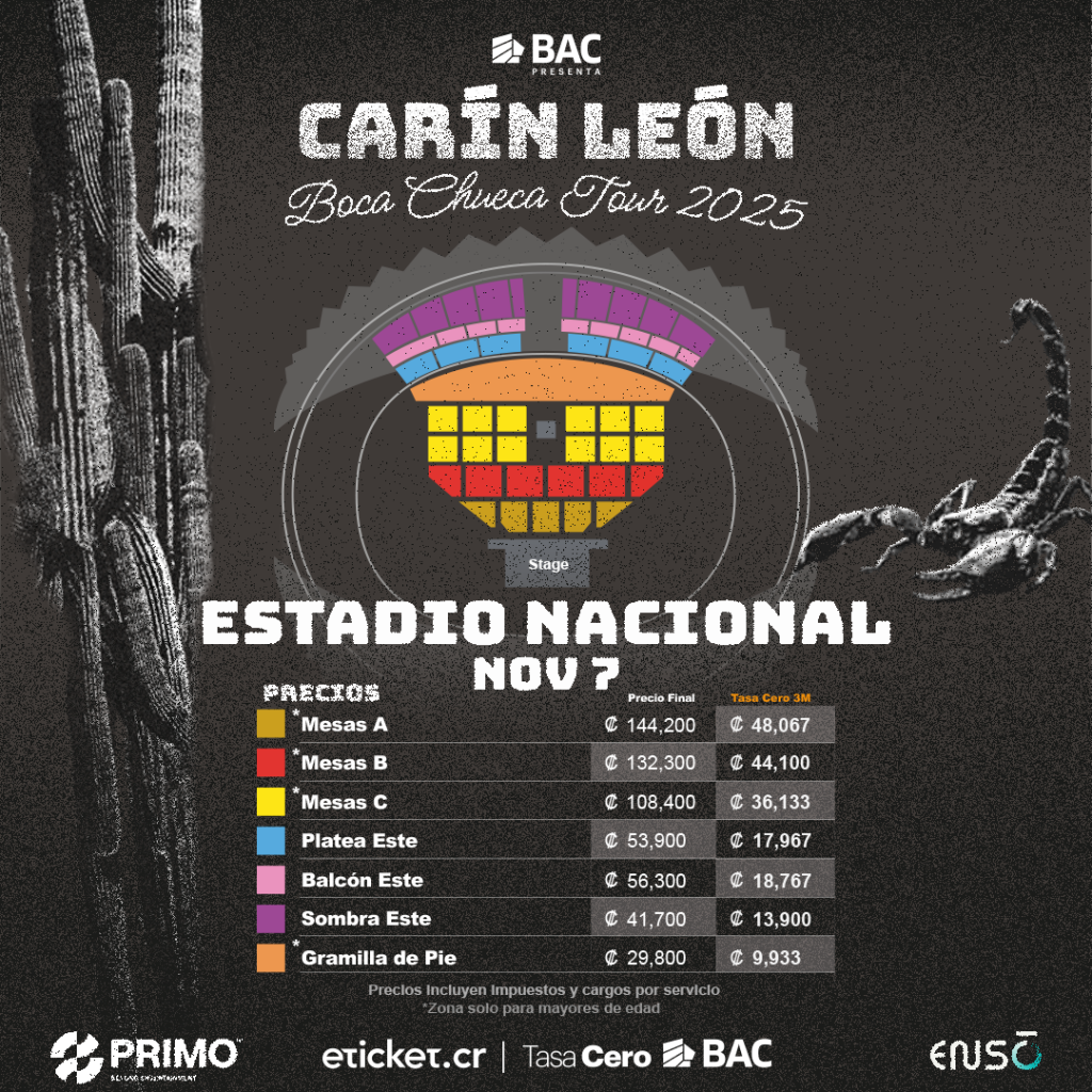 Confirman concierto de Carín León en Costa Rica | CRHoy.com