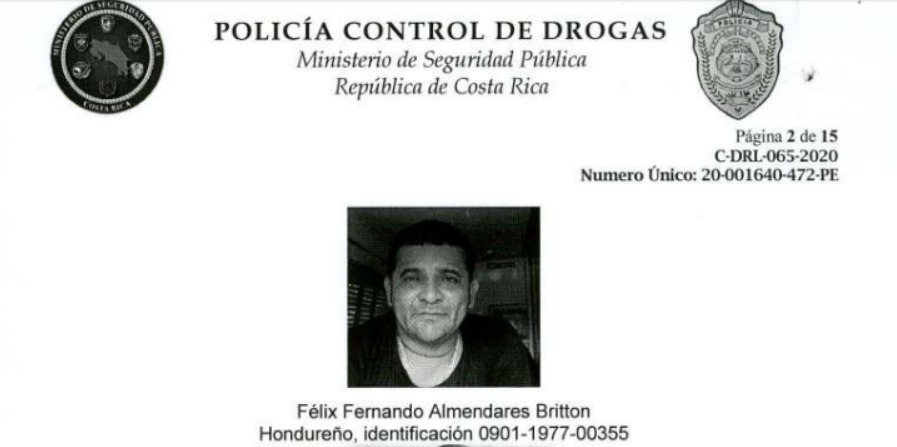 Felix Almendares Britton hondureño