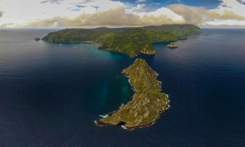 Fotografía muestra la Isla del Coco