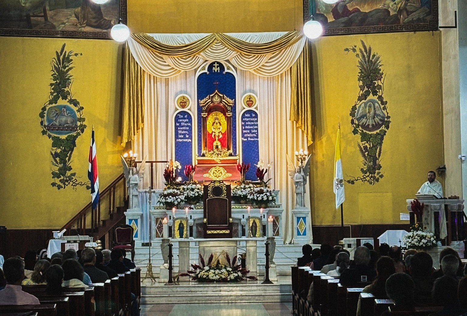 Virgen de los Ángeles en la Catedral de Cartago