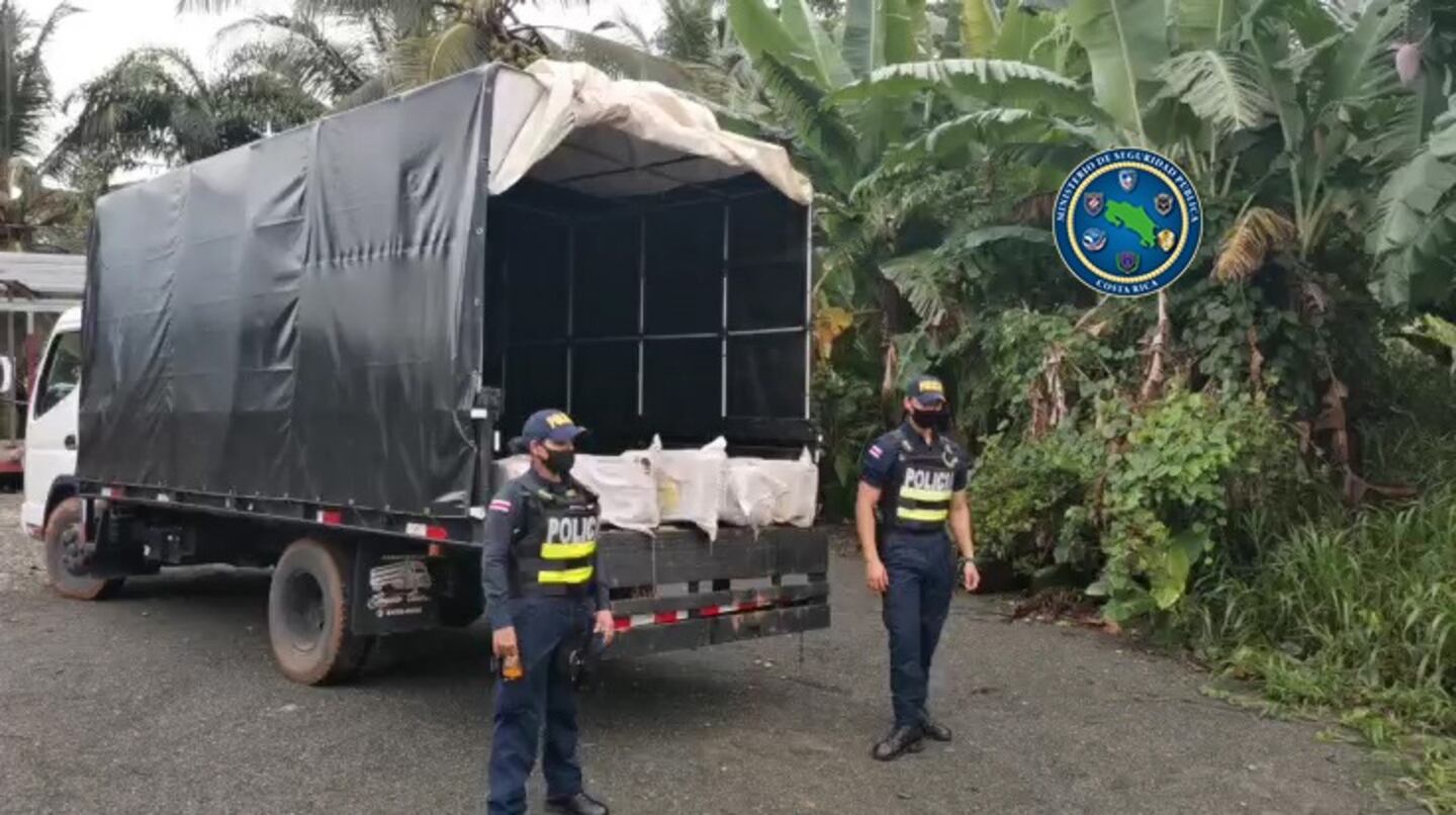 Camión con droga que imputado confesó manejar