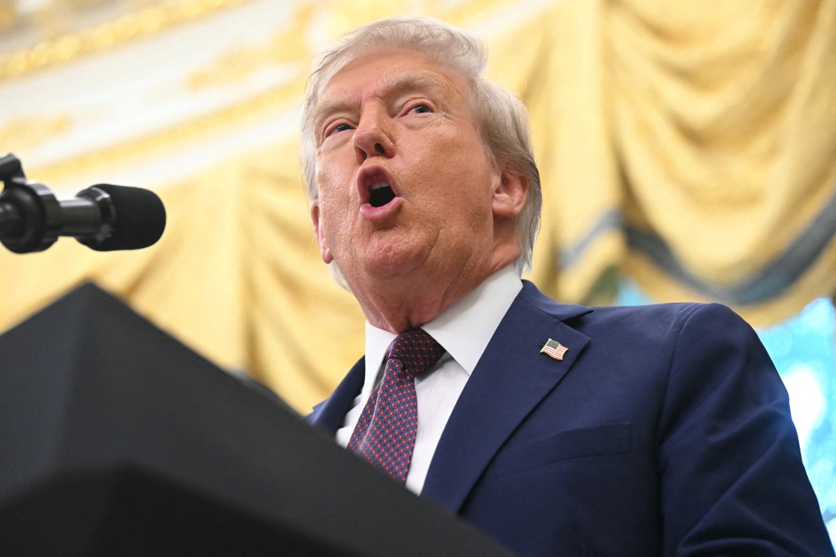 El presidente de Estados Unidos, Donald Trump, hizo un anuncio en la Oficina Oval de la Casa Blanca en Washington, D.C., el 2 de septiembre de 2025. Trump anunció que el Comando Espacial de Estados Unidos trasladará su sede de Colorado a Alabama.