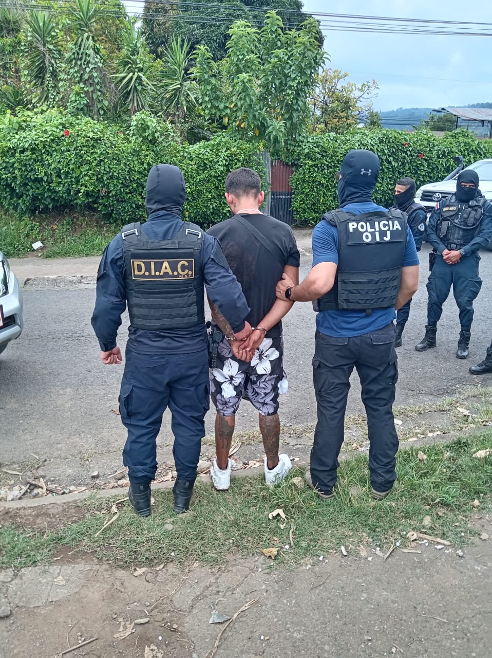 Detenido en Los Laureles de Turrialba