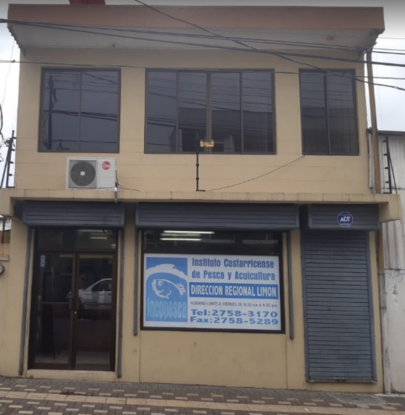Oficina regional de Incopesca en Limón