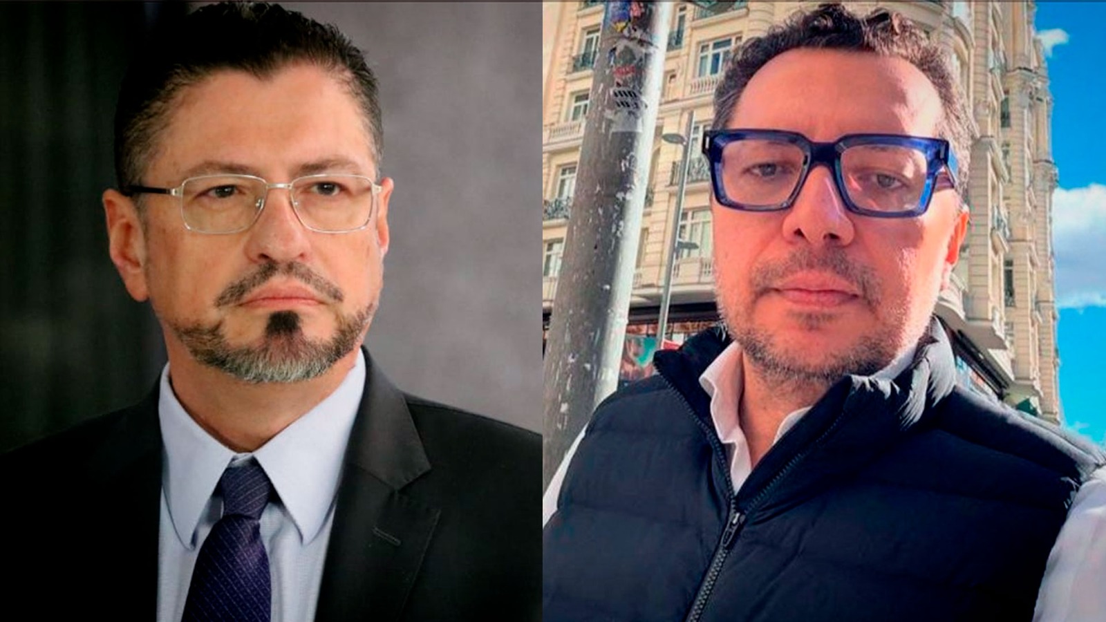 Rodrigo Chaves y Randall Chuken