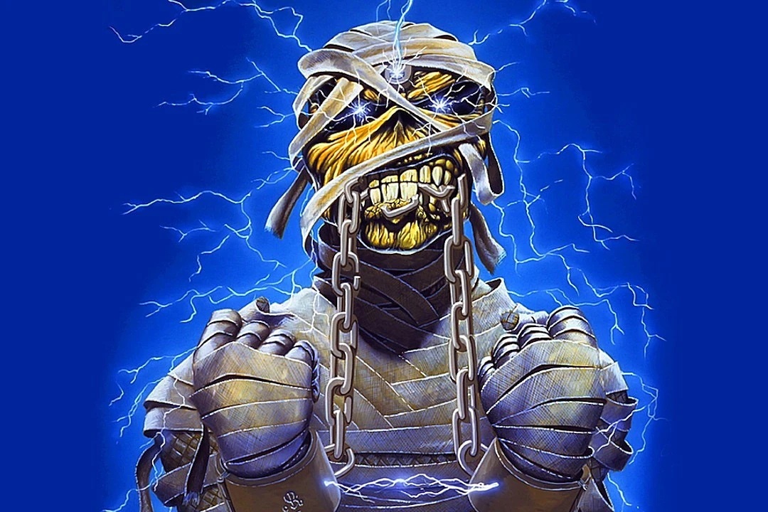 Imagen promocional de Eddie The Head, la mascota de Iron Maiden, utilizada durante su gira del 2008, la cual trajo a la banda por primera vez a Costa Rica.