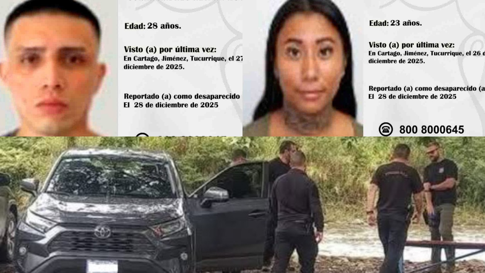 Homicidio de pareja de hermanos en Pejibaye