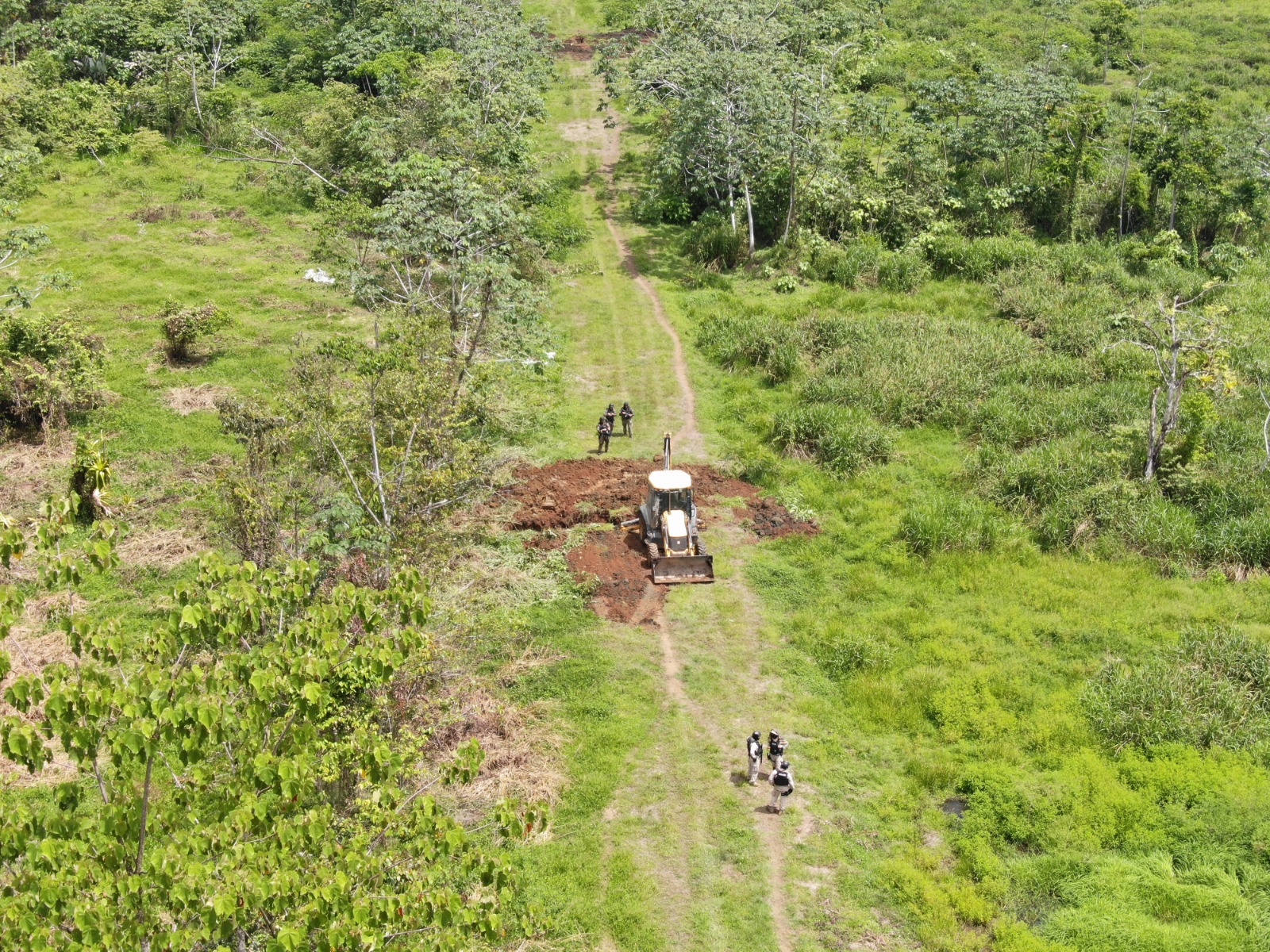 Pista clandestina en Osa. 