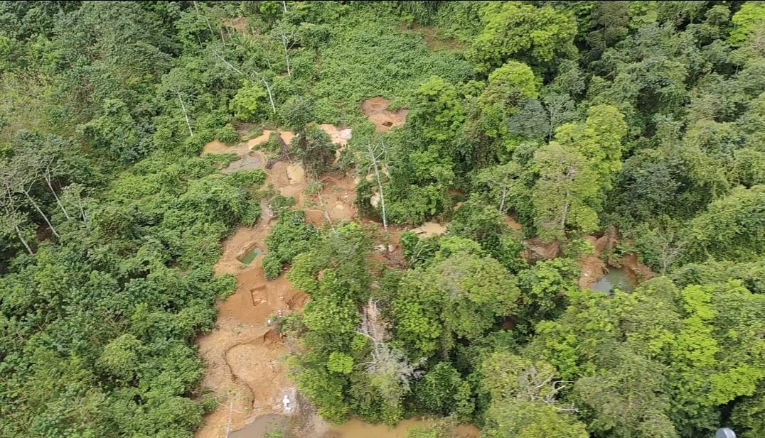 Extracción de oro en Cerro Conchuditas