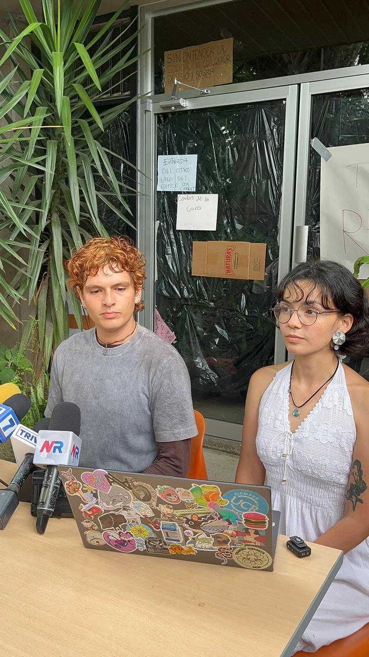 Estudiantes mantienen toma de Rectoría de la Universidad de Costa Rica (UCR)