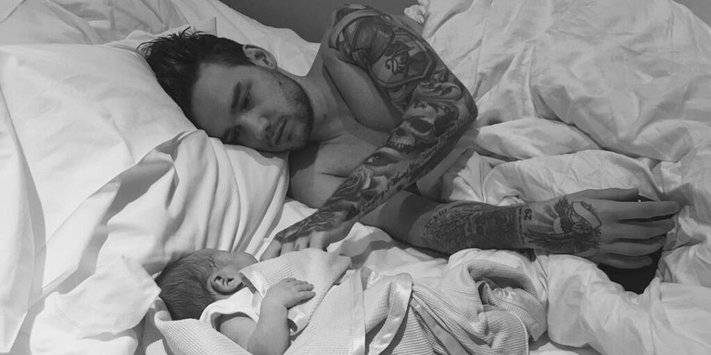 Liam Payne y su hijo